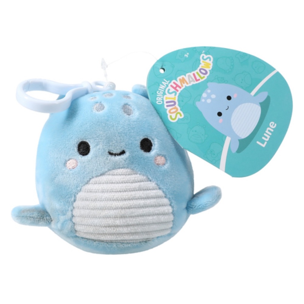 NWT 3.5” Lune the Lochness Monster Squishmallow Clip